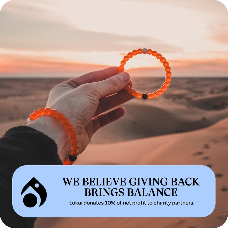 Lokai Silicone Beaded Bracelet for Mental Health Awareness - Medium, 6.5 Inch Circumference - Jewelry Fashion Bracelet Slides-On for Comfortable Fit for Men, Women & Kids - Image 5